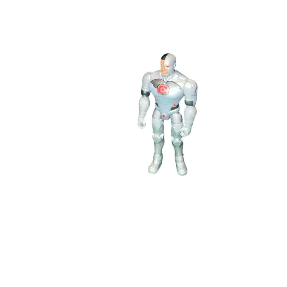 Spin Master DCComic Cyborg Action Figure Silver Justice League Victor Stone 4 in